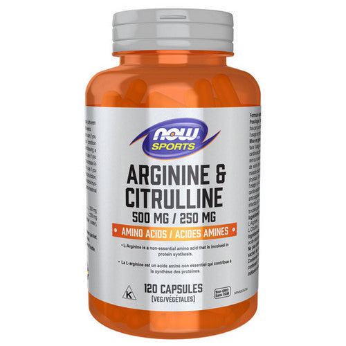 Arginine And Citrulline 120 Capsules by Now