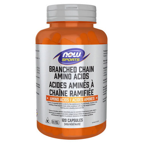 Branched Chain Amino Acids 120 Capsules by Now