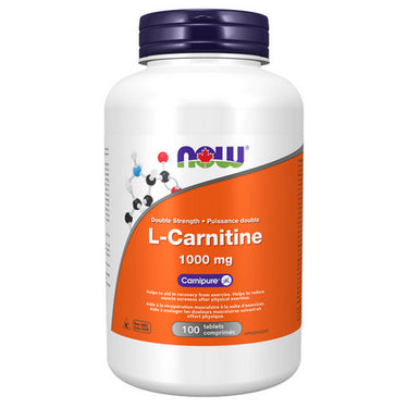 L-Carnitine 100 Tablets by Now