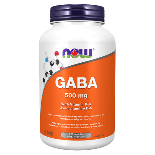 GABA 200 Veg Capsules by Now