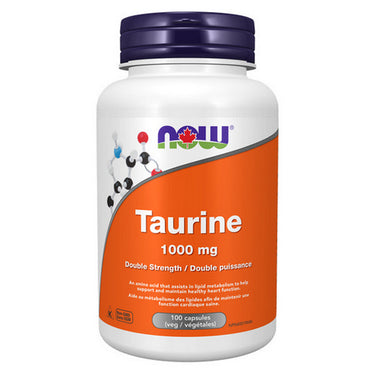 Now, Taurine, 1000 Mg, 100 VegCaps