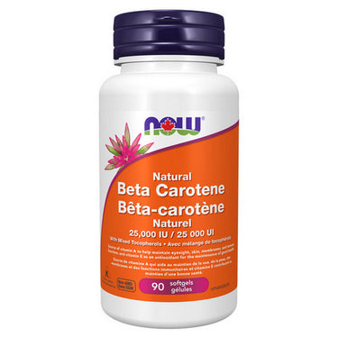 Beta Carotene 90 Softgels by Now