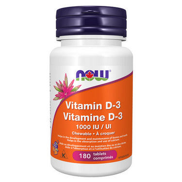 Vitamin D-3 180 Chewable Tablets by Now