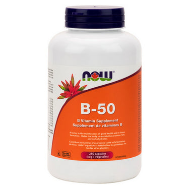 B-50 Complex 250 Veg Capsules by Now