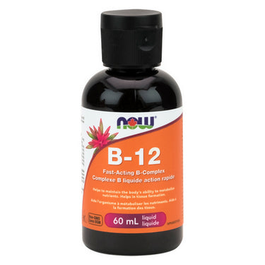 B-12 Fast Acting B Complex Liquid 60 Ml by Now