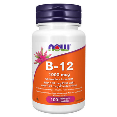 B-12 Folic Acid 100 Chewable by Now