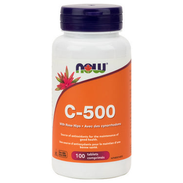 C-500 With Rose Hips 100 Tablets by Now