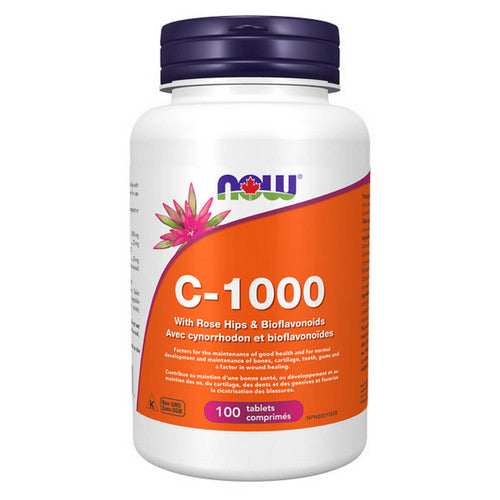 C-1000 With Rose Hips And Bioflavonoids 100 Tablets by Now