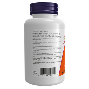 Rutin 100 VegCaps by Now