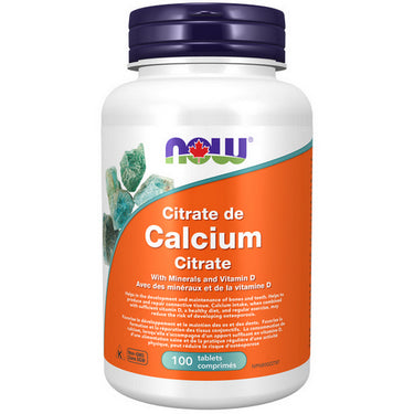 Calcium Citrate With Minerals And Vitamin D 100 Tablets by Now