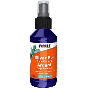 Silver Sol Elemental Silver Liquid Spray 118 Ml by Now