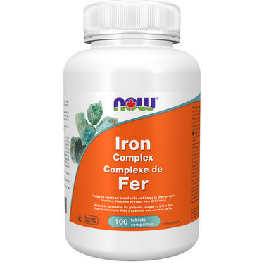 Iron Complex 100 Tablets by Now