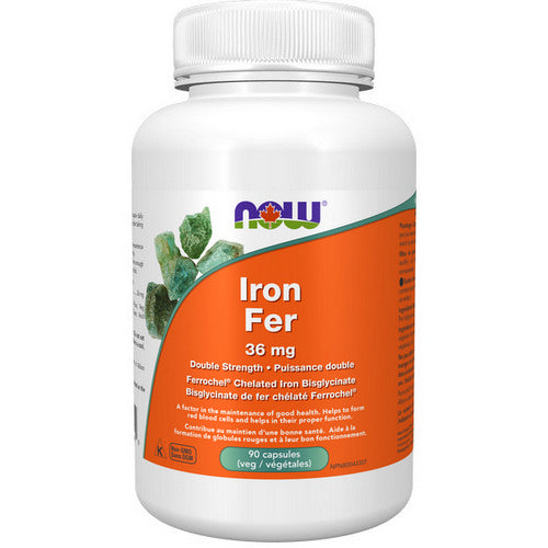 Iron Bisglycinate 90 Veg Capsules by Now
