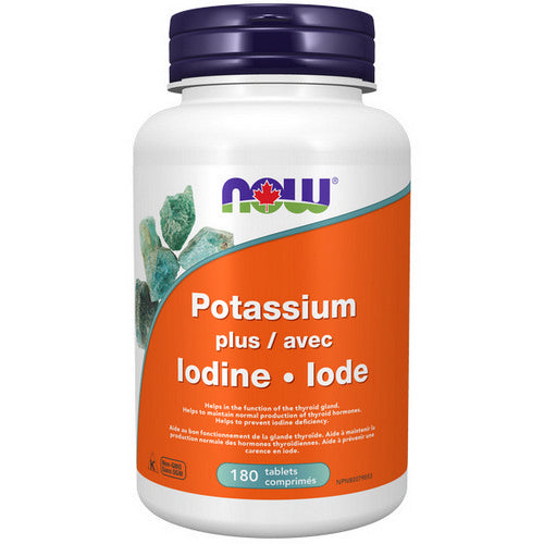Potassium plus Iodine 180 Tablets by Now