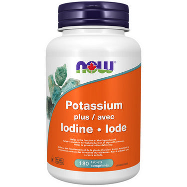 Potassium plus Iodine 180 Tablets by Now