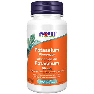 Potassium Gluconate 100 Tablets by Now
