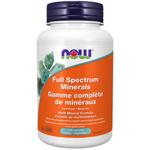 Full Spectrum Minerals 120 Veg Capsules by Now