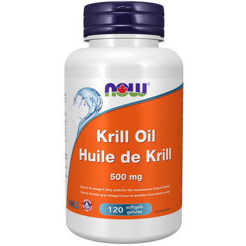 Krill Oil 120 Softgels by Now