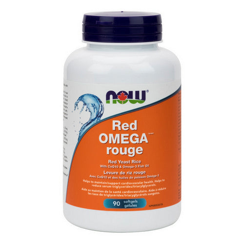 Red Omega 90 Softgels by Now