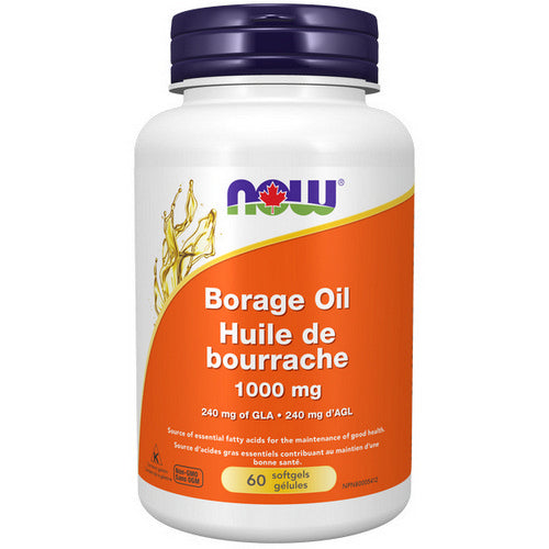 Borage Oil 60 Softgels by Now