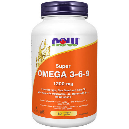 Omega 3-6-9 180 Softgels by Now