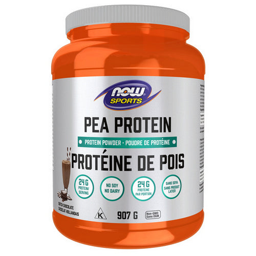 Pea Protein Vegan Dutch Chocolate 907 Grams by Now