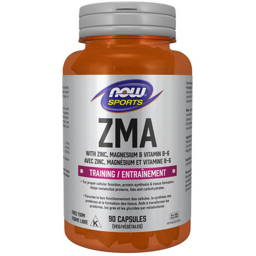ZMA with Zinc Magnesium B-6 90 Caps by Now