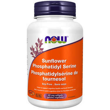 Phosphatidyl Serine (Sunflower) 60 Softgels by Now