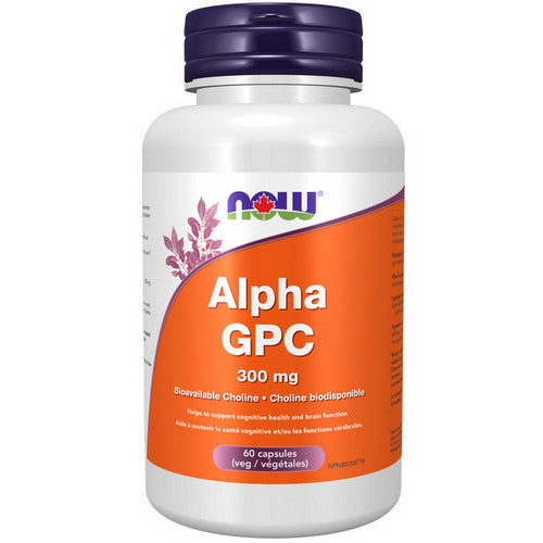 Alpha GPC (Bioavailable Choline) 60 VegCaps by Now