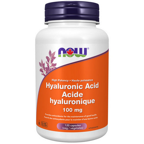 Hyaluronic Acid + Antioxidants 120 VegCaps by Now