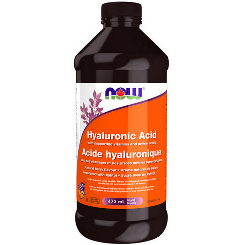 Hyaluronic Acid Liquid with Antioxidants 473 Ml by Now