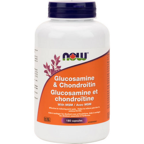 Glucosamine Chondroitin + MSM 180 Caps by Now