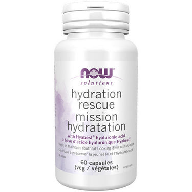 Hydration Rescue with Hyaluronic Acid 60 VegCaps by Now