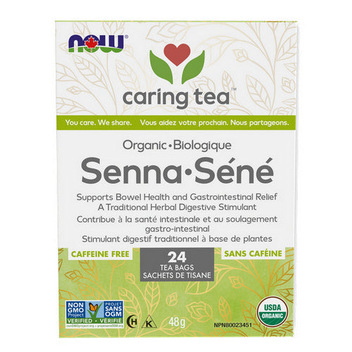 Organic Senna Tea 24 Bags by Now