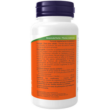 Ginkgo Biloba 24% 50:1 Ext 60 VegCaps by Now