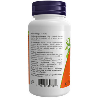 Hawthorn Extract 1.8% Std 90 VegCaps by Now
