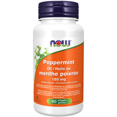 Peppermint Oil  Enteric Coat 90 Softgels by Now