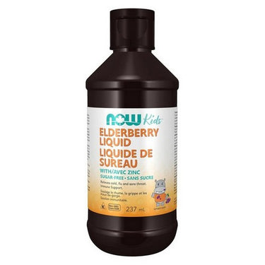 Kids Elderberry Liquid with Zinc 273 Ml by Now