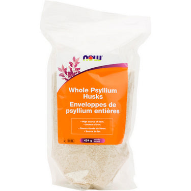 Psyllium Husks Whole 454 Grams by Now