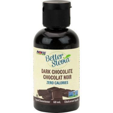 Stevia Liquid Extract (Dark Chocolate ) 60 Ml by Now