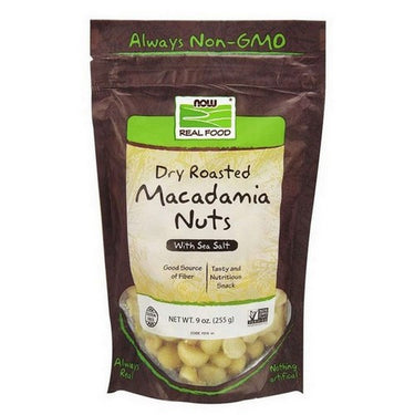 Macadamia Nuts Roasted & Salted 255 Grams by Now