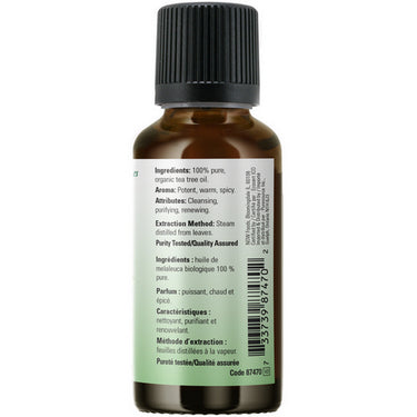 Organic Tea Tree Oil 30 Ml by Now