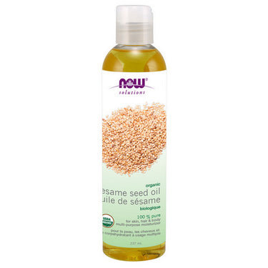 Organic Sesame Seed Oil Expeller Pressed 237 Ml by Now