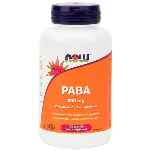 PABA with Vitamin C 100 VegCaps by Now