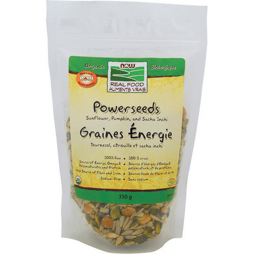 Organic Powerseeds Pumpkin & Sacha Inchi with Sunflower 350 Grams by Now