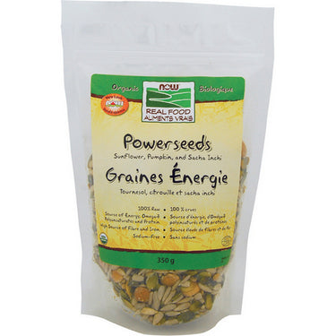 Organic Powerseeds Pumpkin & Sacha Inchi with Sunflower 350 Grams by Now