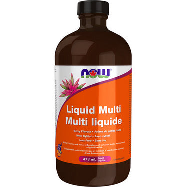 Liquid Multi Berry Iron Free 473 Ml by Now