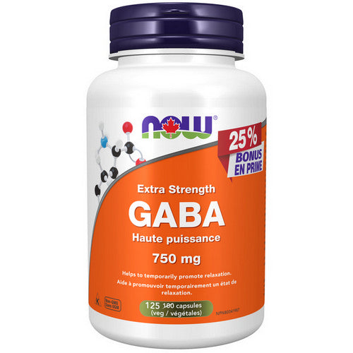 25% More GABA Extra Strength 125 VegCaps by Now