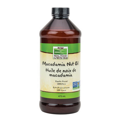 Pure Macadamia Nut Oil 100% 473 Ml by Now