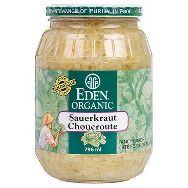 Organic Sauerkrt Plain 796 Ml (Case Of 12) by Eden Foods